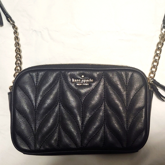 kate spade Bags Kate Spade Black Double Zip Crossbody Poshmark